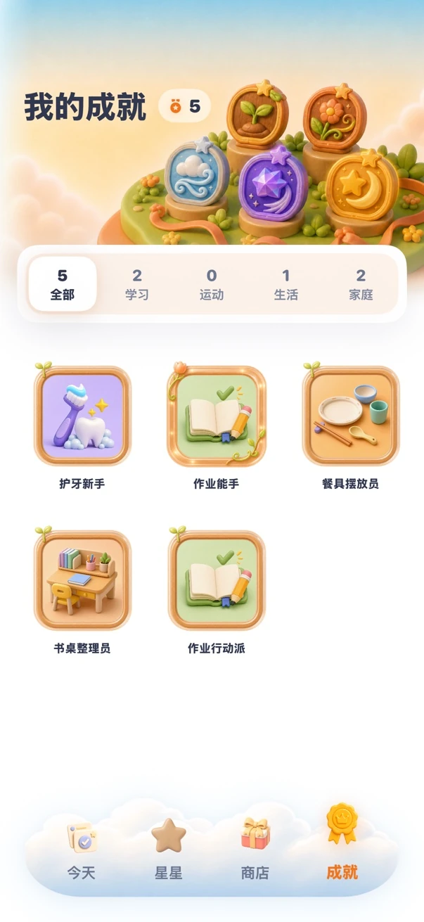星愿 — 把日常小事,变成看得见的成长。